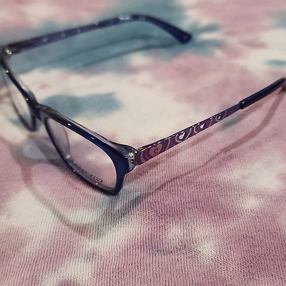 SKECHERS - Cute Heart, Blue, Pink, and Silver, Kids Eyeglass Frames
